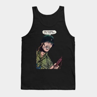 Lets take em! - Vintage comic book - retro Tank Top